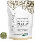Truvani Organic Vegan Pea Protein Powder Vanilla 18.9oz 1.2lbs 534g– 20g 18 Servings