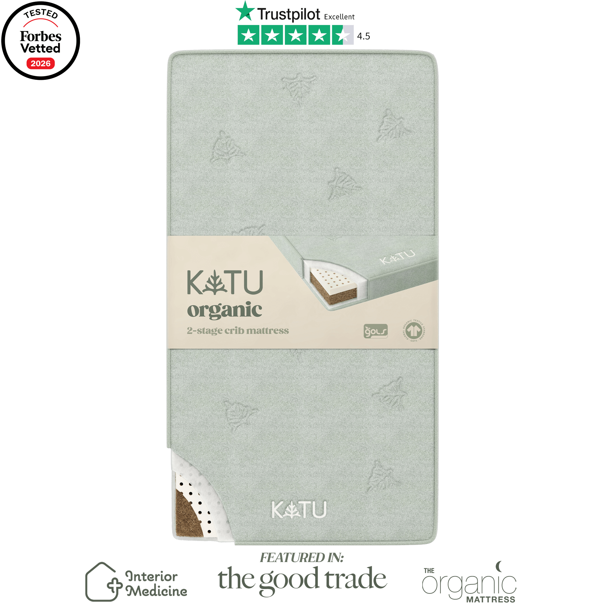 Organic 2-Stage Crib Mattress