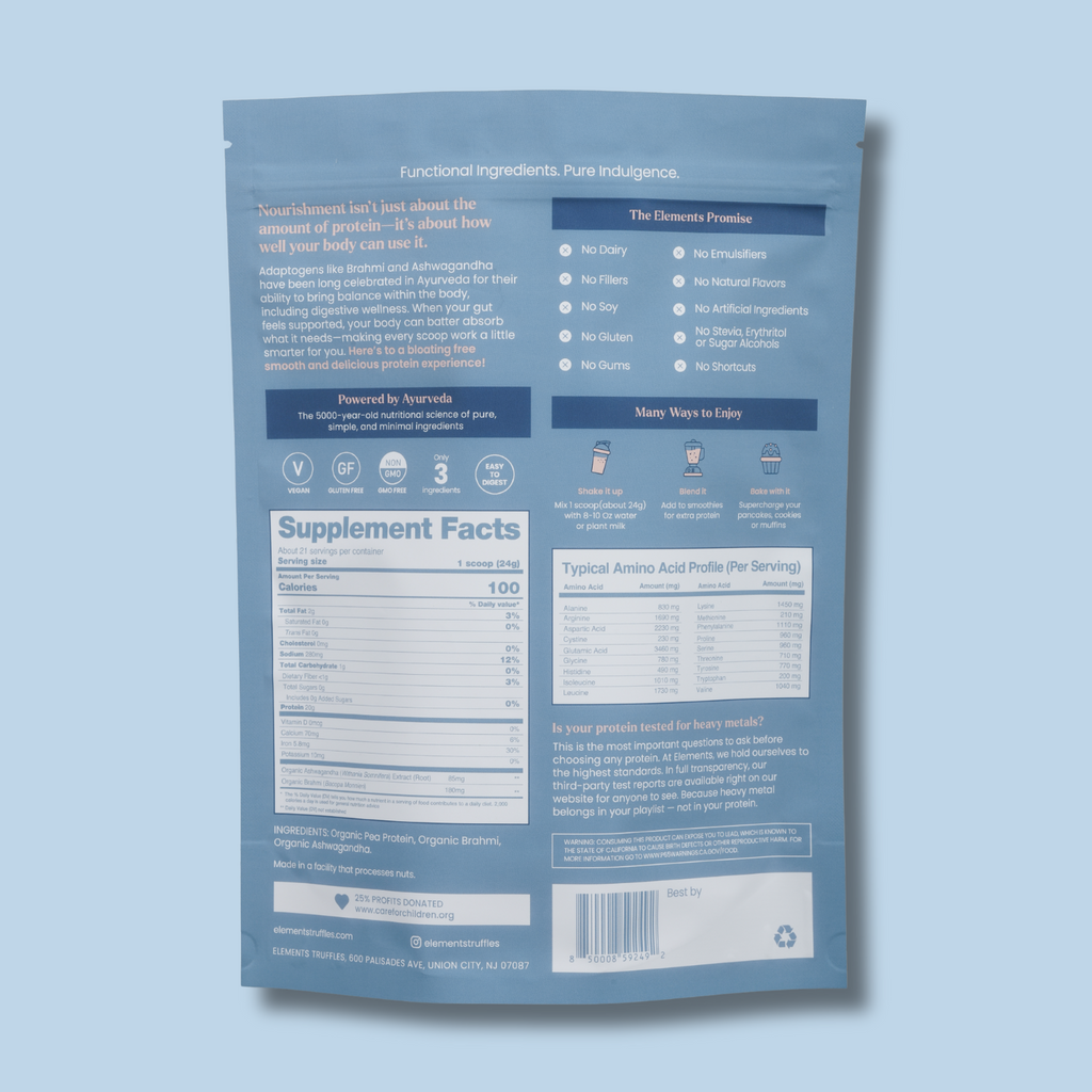 Plant Based Protein Powder: Unflavored (21 Servings)