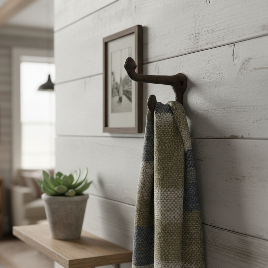 Durable Cast Iron Hook - Vintage Home Decor Essential