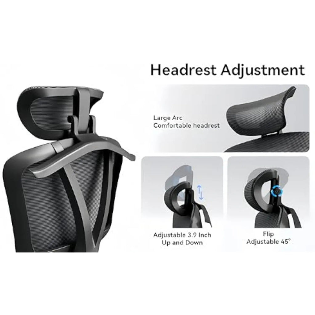 Ergonomic Office Chairs, Home Office Desk Chairs,Black Mesh Office Chair Good for Gaming, Business Meeting, Indoor.