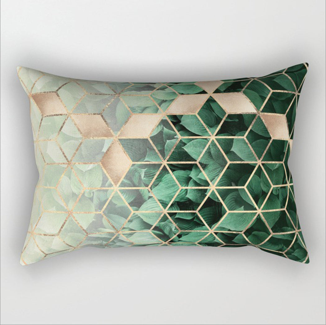 12"x20" modern geometric lumbar throw pillow 12 designs chic abstract & art deco prints gold accent decor insert included