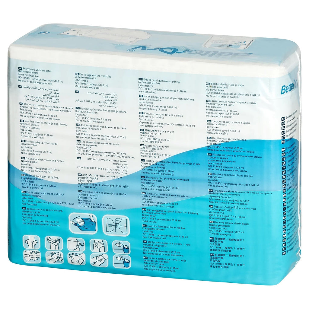 BetterDry Overnight Adult Diapers w/ Plastic Backing